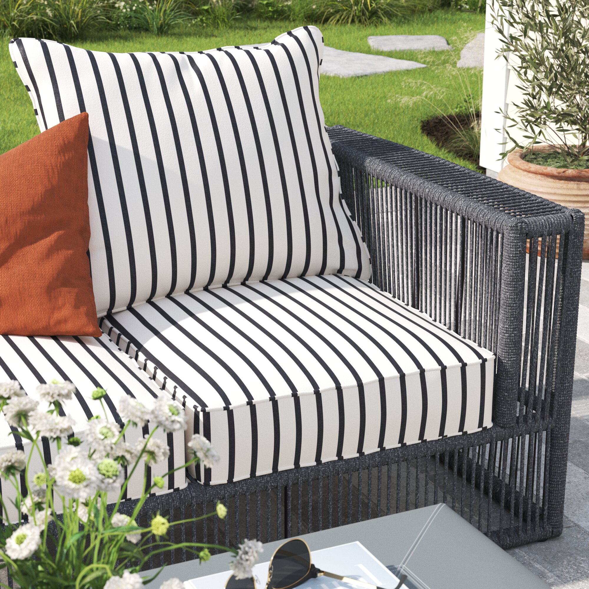 sunbrella outdoor back cushions