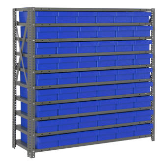 Quantum Closed Shelving Storage System With Euro Drawers Wayfair