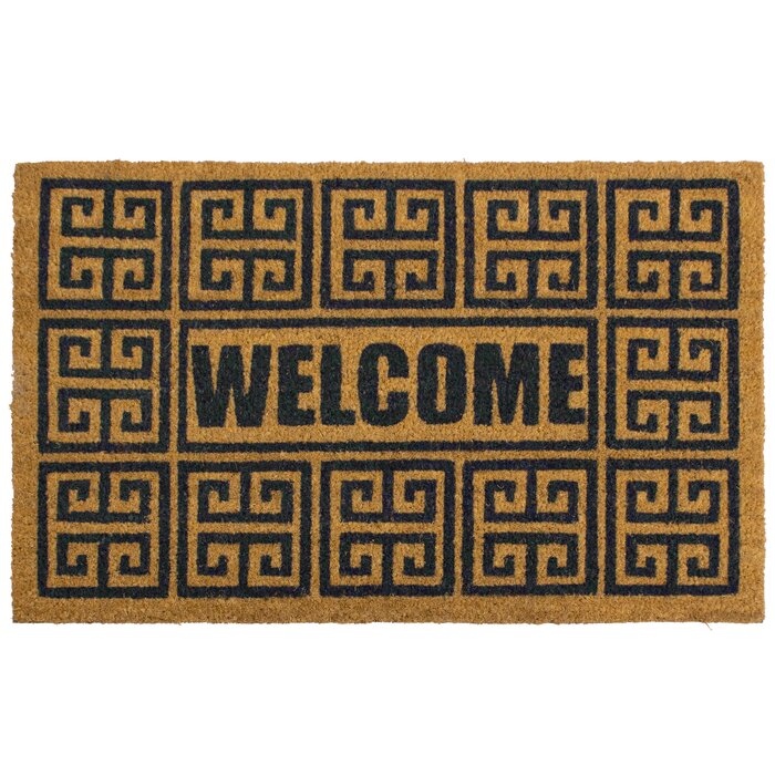 Welcome Mat Door Mat 18 X 30 Namaste Coir Doormat Door Mats