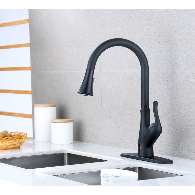 Brisbane Pull Down Touchless Single Handle Kitchen Faucet
