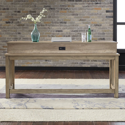 Eleora Console Bar Table w/ Charging Station