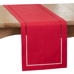 Lace Table Runner  19/'/' x 62/'/' Brazilian Design color red