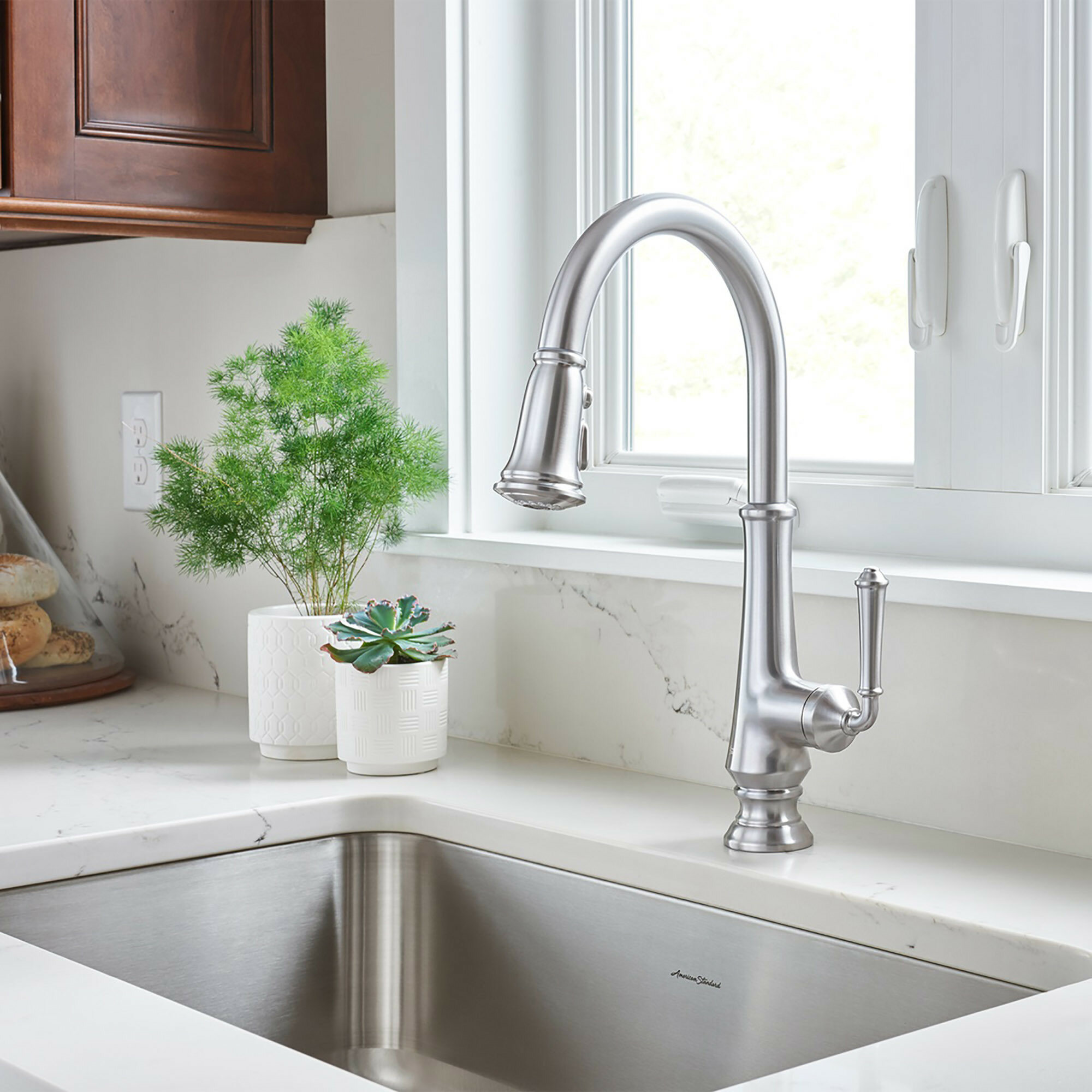 American Standard Delancey Pull Down Single Handle Kitchen Faucet