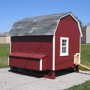 Gambrel Barn Chicken House With Ramp And Nesting Box By Little Cottage Company