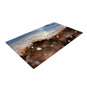 Sylvia Cook Quartz Photography Blue/Brown/Nature Area Rug