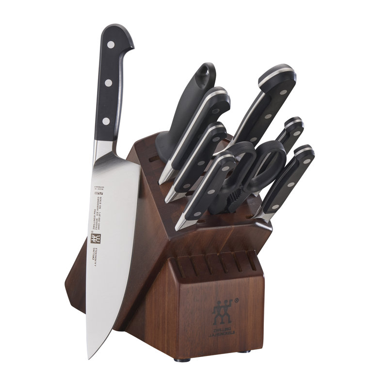 Zwilling JA Henckels Pro 10 Piece Knife Block Set & Reviews Wayfair