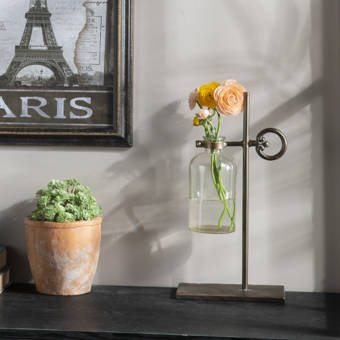 Orren Ellis Fiorelli European Mouth Blown Lead Free Crystal Jet Table Vase Wayfair