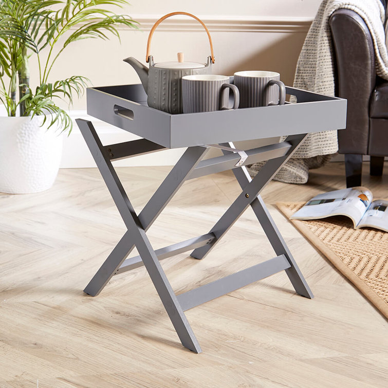 Wooden dinner tray table clearance
