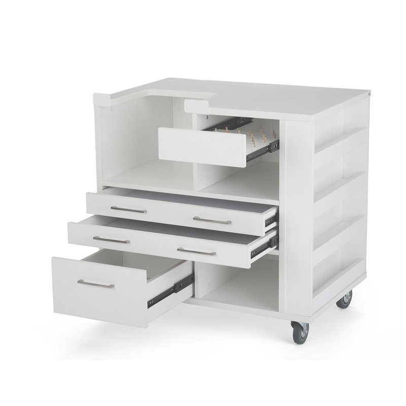 Arrow Sewing Cabinets Ava Melamine Sewing Table Reviews Wayfair