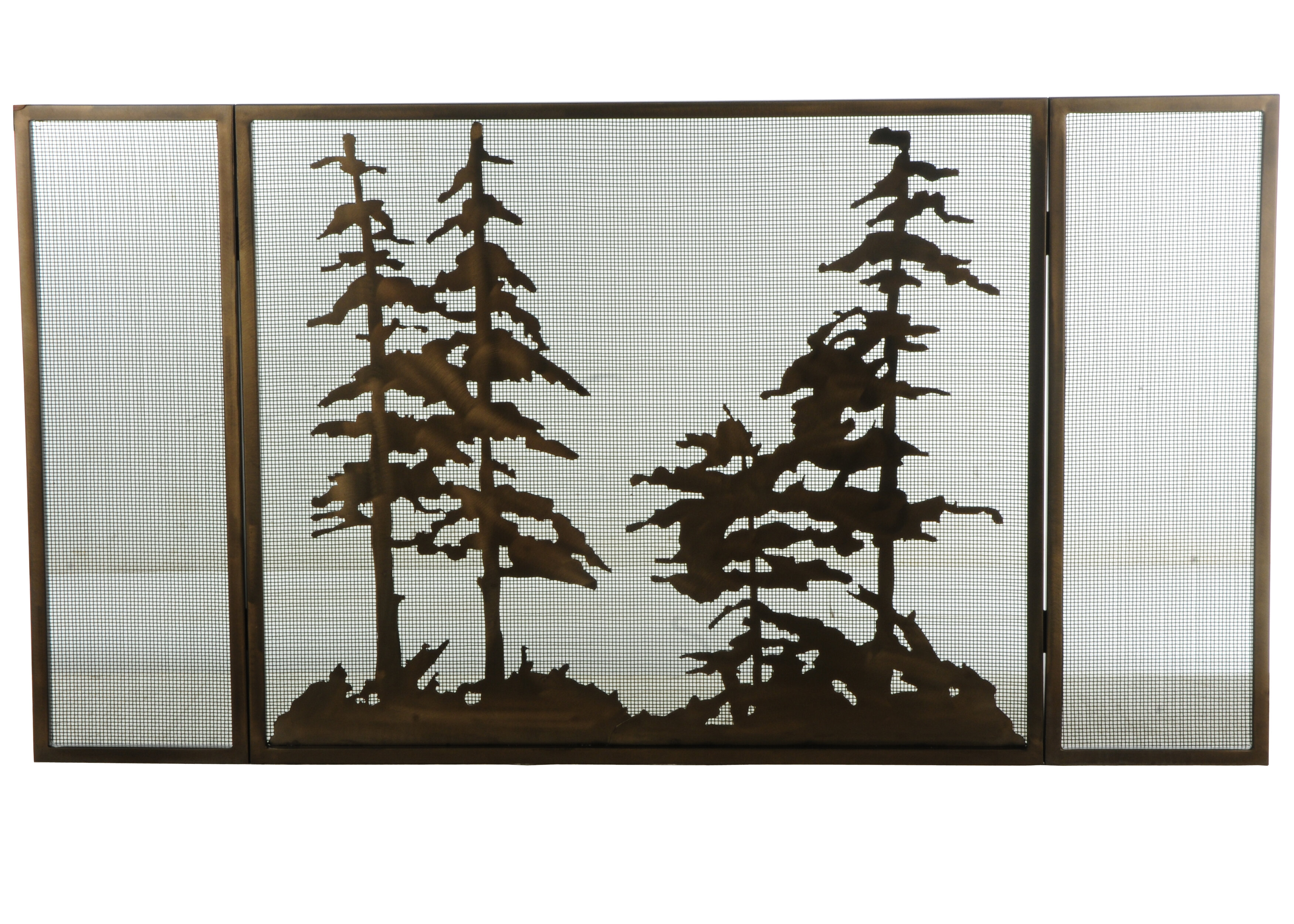 Meyda Tiffany Tall 3 Panel Fireplace Screen | Wayfair