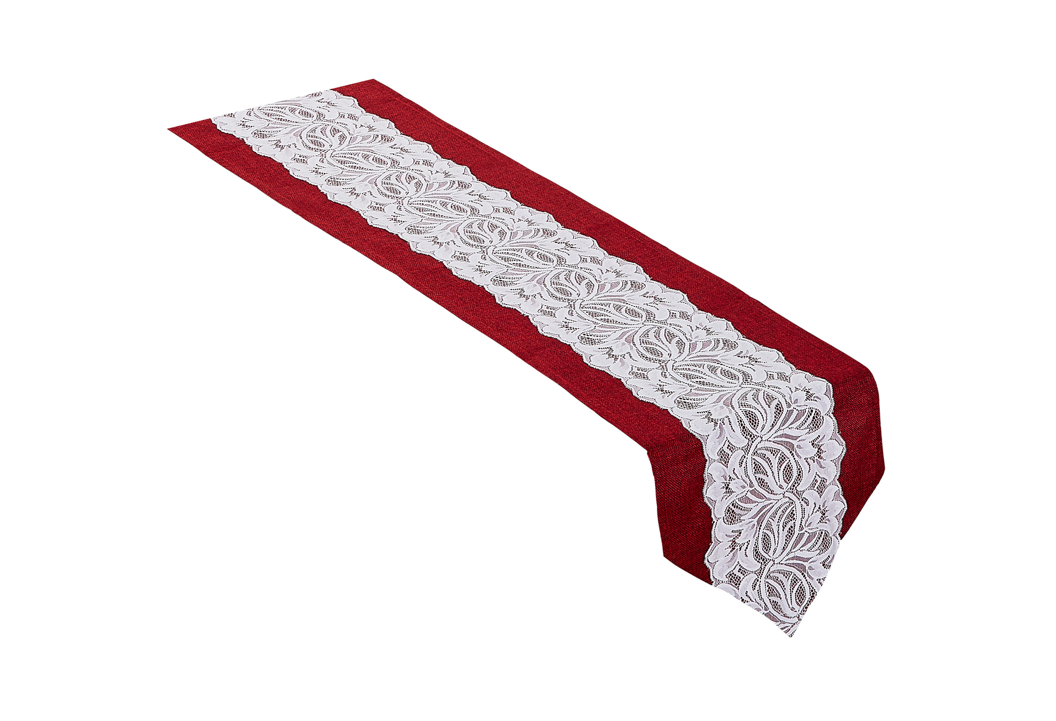 Red Barrel Studio® Rectangular Damask Table Runner Wayfair