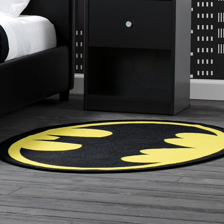 Delta Children Dc Comics Batman Soft Black Yellow Area Rug Reviews Wayfair