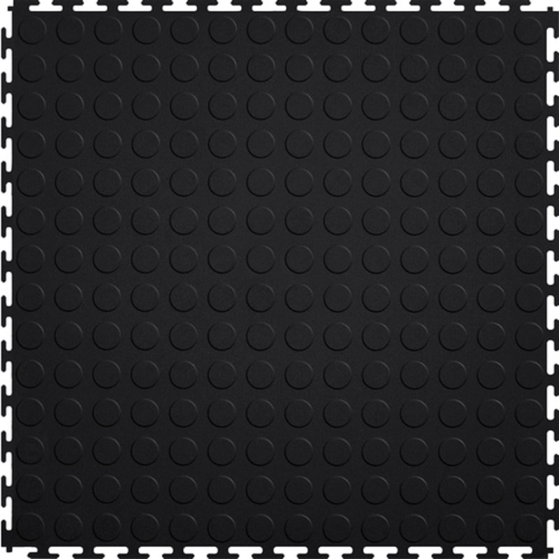 Mats Inc Protection Coin 21 X 21 Garage Flooring Tile In Black Wayfair