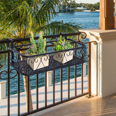 Metal Railing Planter