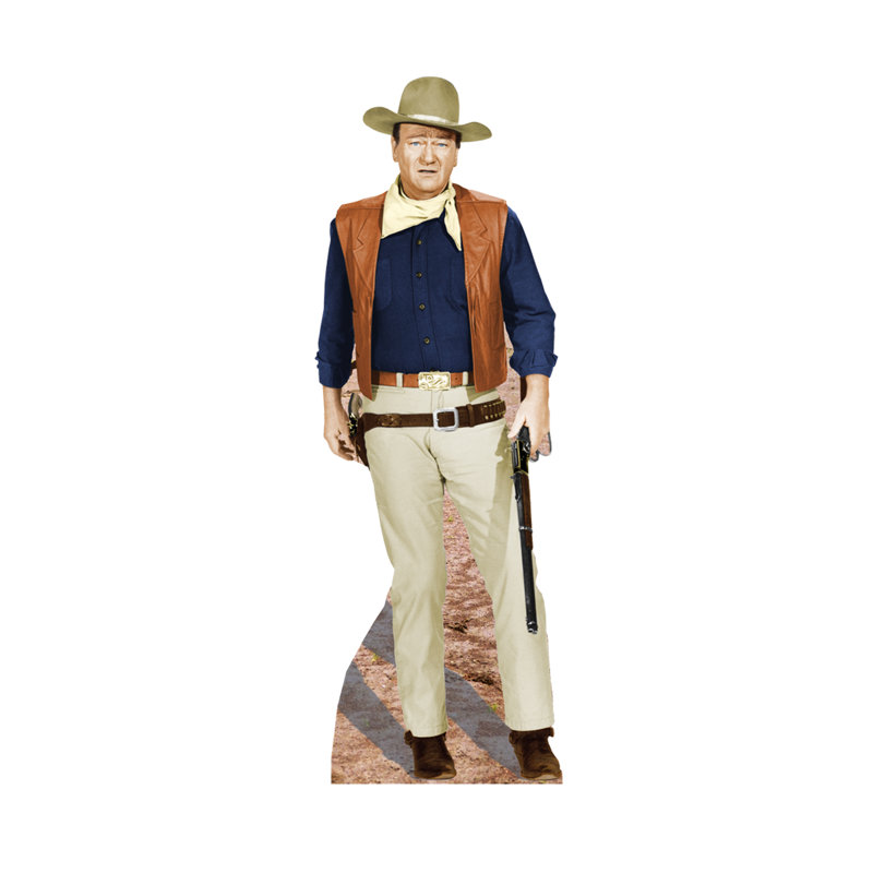 Advanced Graphics Hollywood S Wild West John Wayne Rifle At Side Cardboard Stand Up Reviews Wayfair