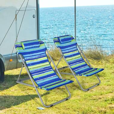 Green for sale online Ostrich OYB-1003G Reclining Beach Chair 