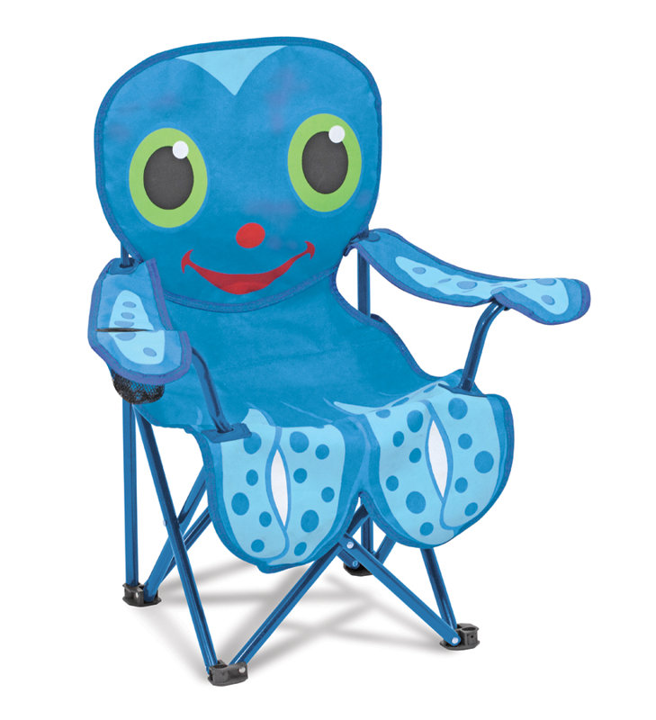 Melissa Doug Flex Octopus Kids Directors Chair With Cup Holder Flex Octopus Kids Directors Chair With Cup Holder