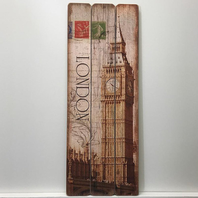 Winston Porter Big Ben Wooden Sign Wall Decor Wayfair