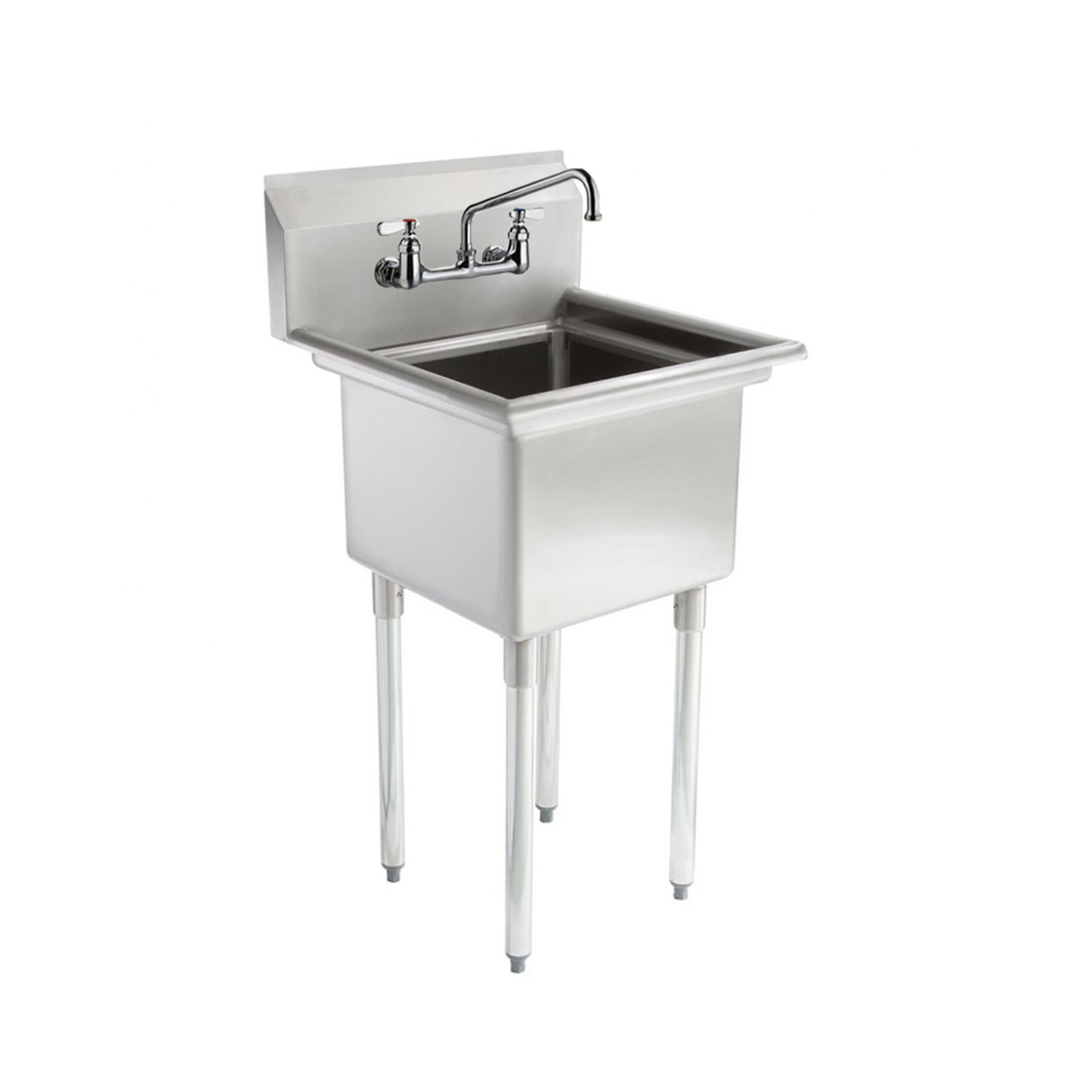 Amgood Stainless Steel Prep & Utility Sink With Faucet 304 Stainless