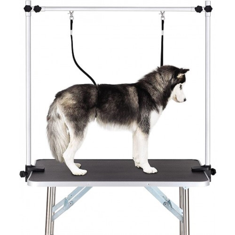 portable pet grooming table