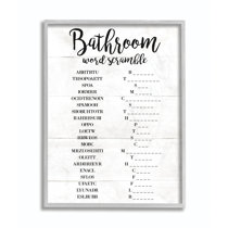Bathroom Word Art | Wayfair