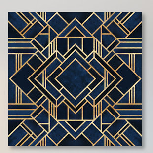 Modern Contemporary Art Deco Furniture Allmodern Art Deco Iii Graphic Print On Canvas
