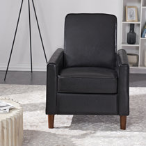 black lounge chair set