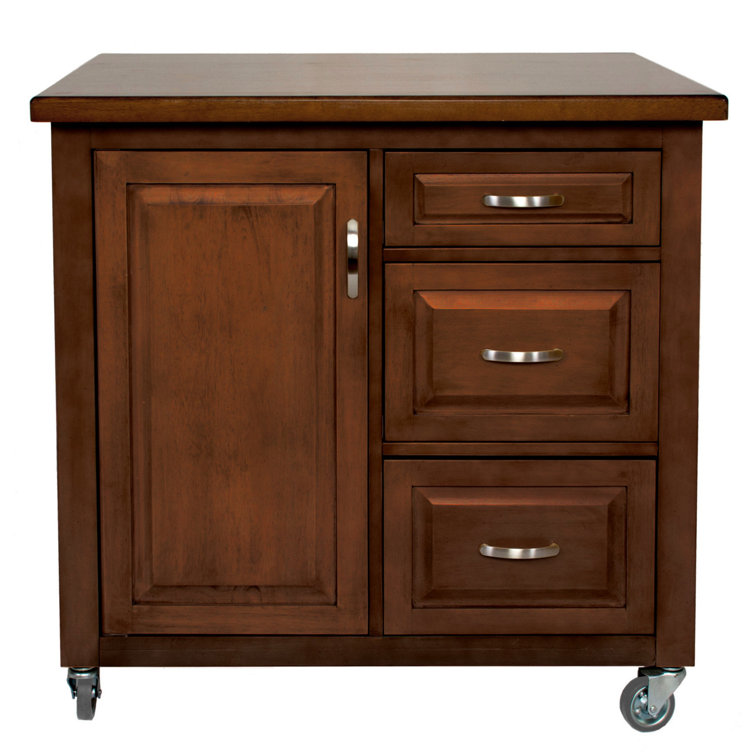 Rosalind Wheeler Merrick Kitchen Cart Wayfair