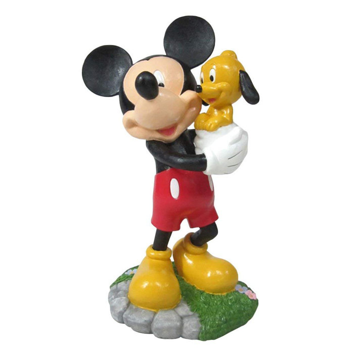 Patio Lawn Garden Disney Mickey Pluto Yard Stakes Set Outdoor