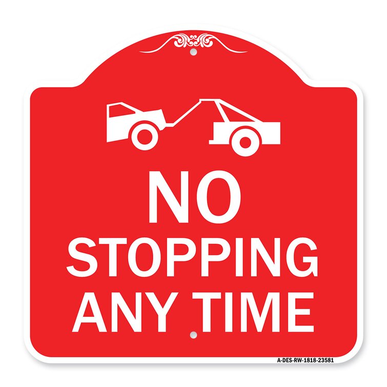 no stopping anytime