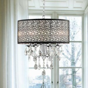 Brownleigh 4-Light Drum Chandelier