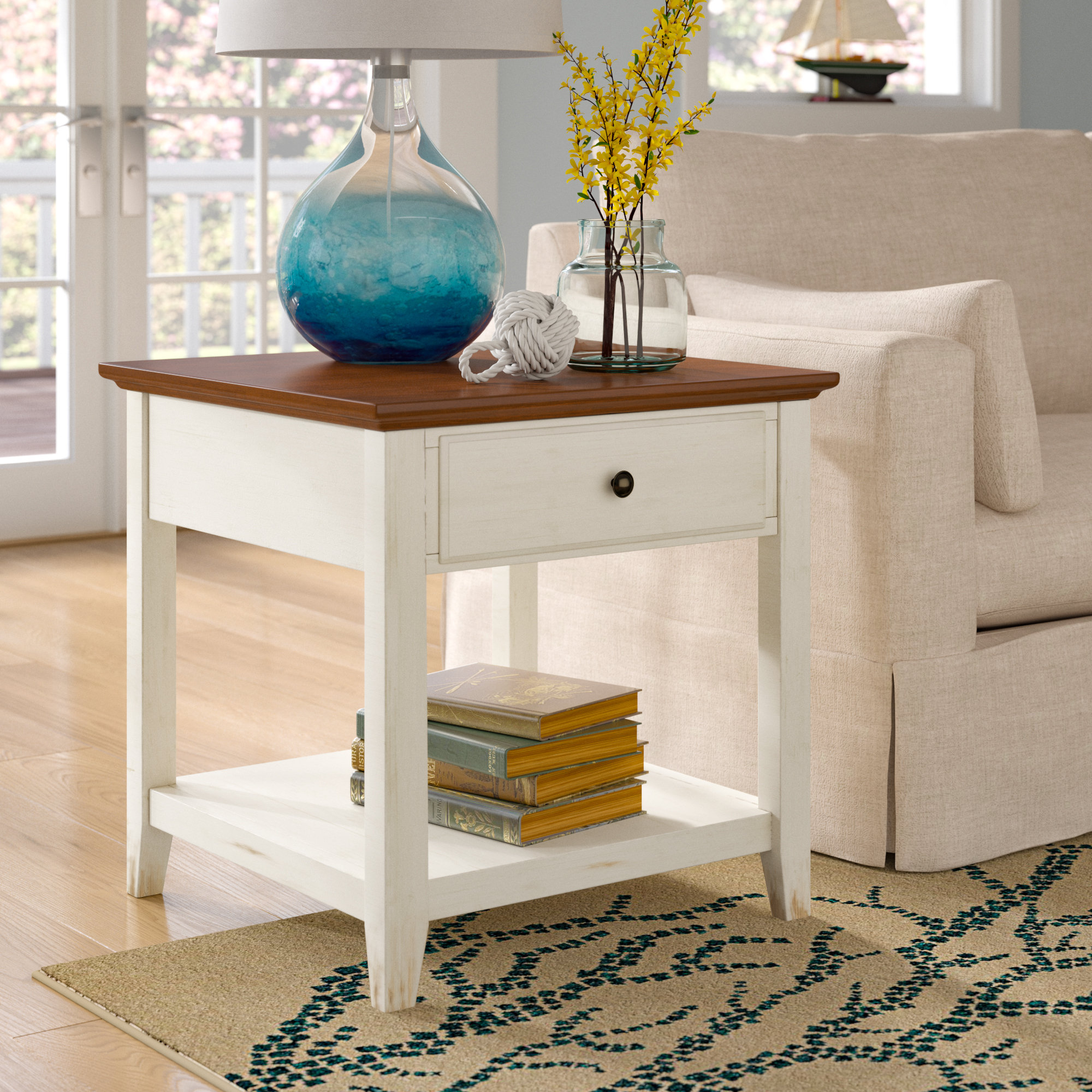 Beachcrest Home Rosenzweig End Table With Storage Reviews