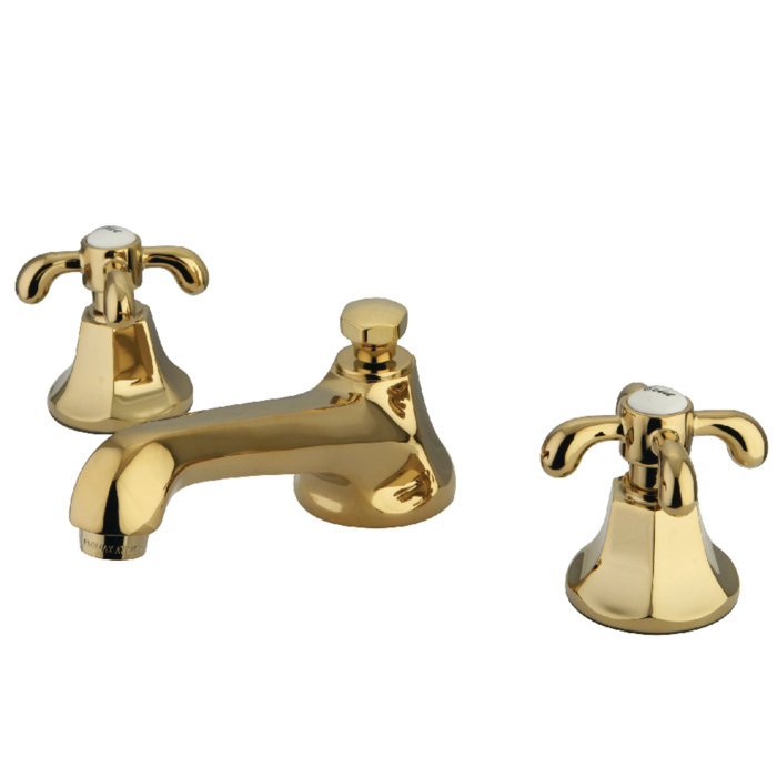 Kingston Brass French Country Widespread Bathroom Faucet With
