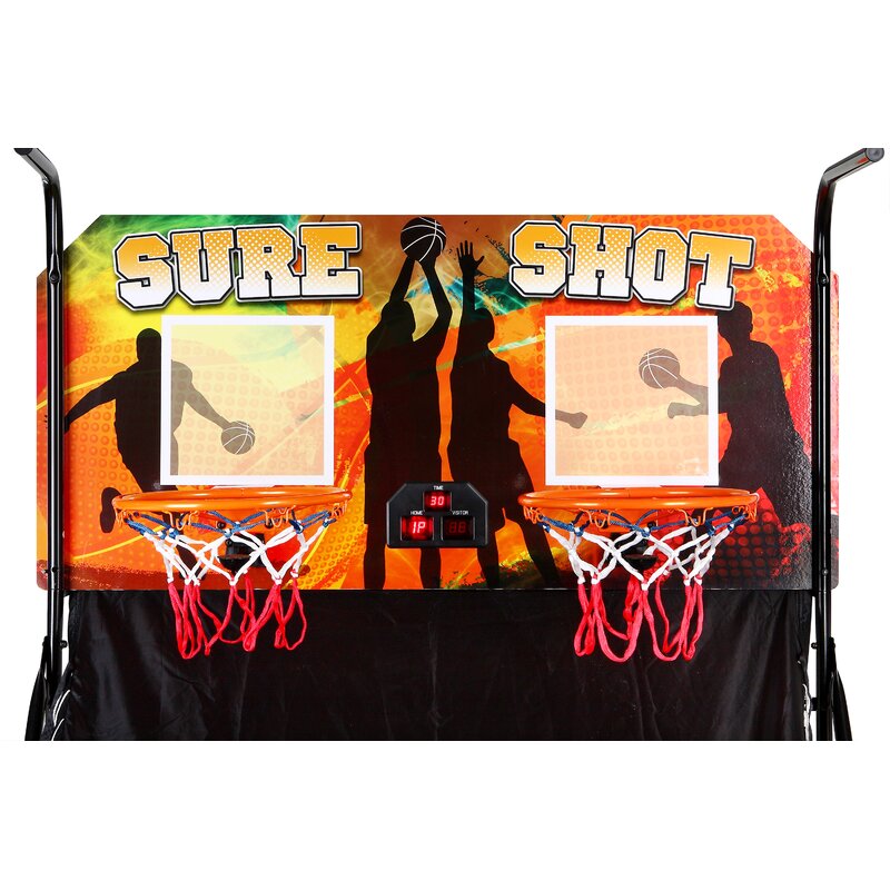 hathaway sure shot dual electronic basketball game