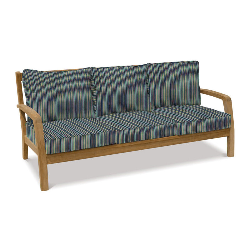 Rosecliff Heights Ortega Deep Seating Teak Patio Sofa With