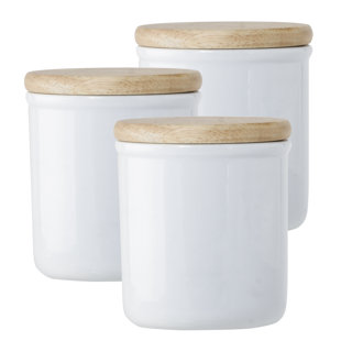 3 piece kitchen table wayfair ceramic food storage piece kitchen canister set set of 3 canisters jars joss main 3 piece kitchen table wayfair ceramic food storage piece kitchen canister set set of 3 canisters jars joss main