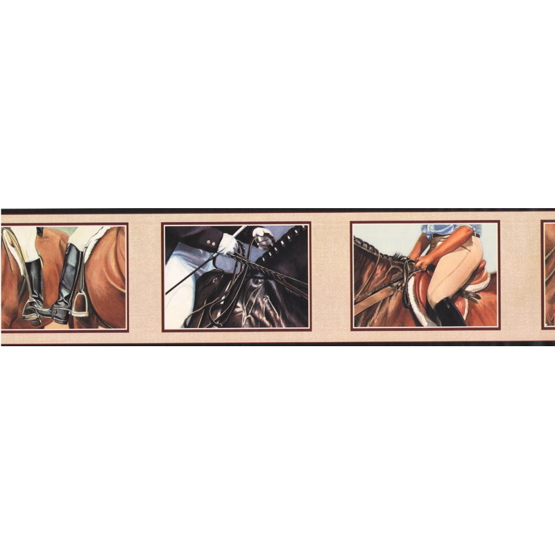 Darby Home Co Erico Jockey On Horse Pictures On Wall Vintage 15 L