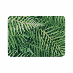 Richard Casillas Ferns Memory Foam Bath Rug