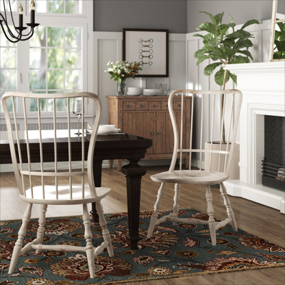 Luxury Distressed Finish Dining Chairs Perigold