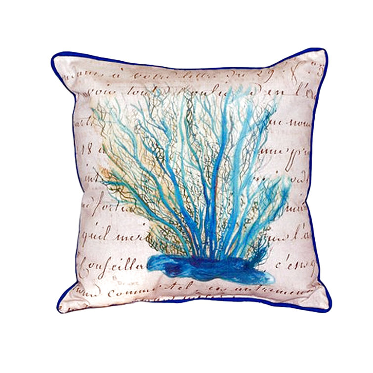 coral throw pillows wayfair