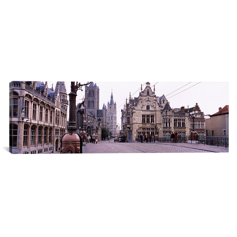 Ebern Designs Panoramic St. Nicolas Church, Ghent, Belgium ... Share your style using #wayfairathome shop our feed & see guidelines www.wayfair.com/elce6718of.