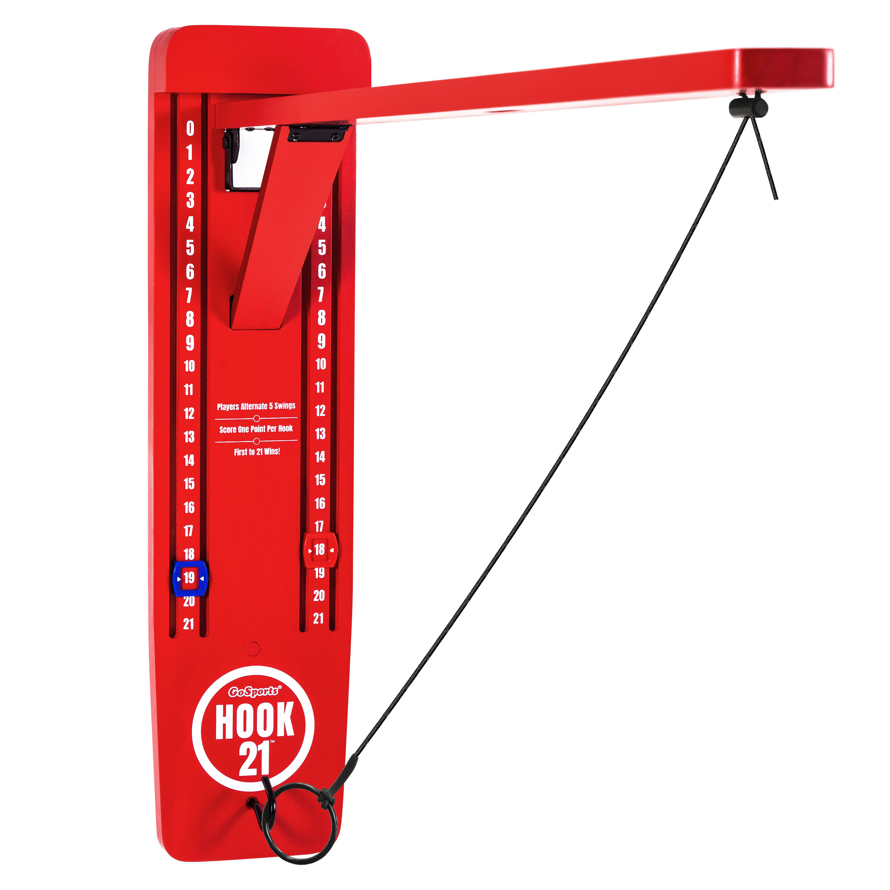 GoSports Hook21 Ring Swing Game - Indoor or Outdoor Ring Toss Game with  Foldable Arm & Reviews | Wayfair