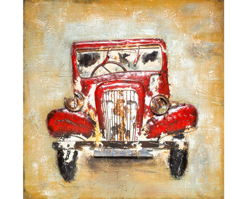 Vintage Antique Car Wall Decor