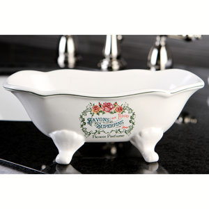 Savons Superfins Aqua Eden Decorative Mini Bathtub Soap Dish