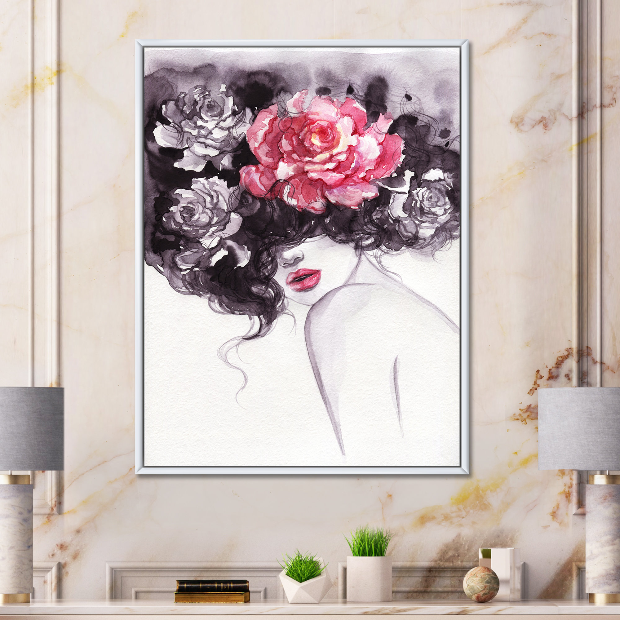 House of Hampton® Floral Sensual Portrait Floral Sensual Portrait - on ...