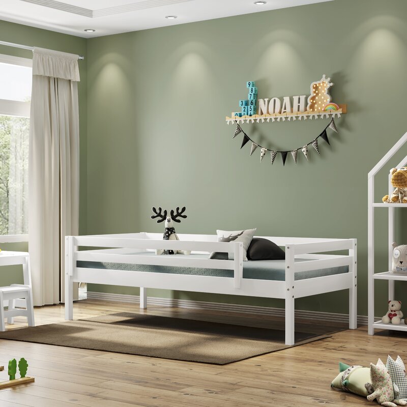 wayfair twin bed white