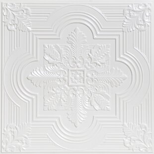 Large Snowflake 2 Ft X 2 Ft Lay In Or Glue Up Ceiling Tile In White Pearl