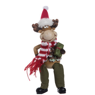 stuffed christmas moose