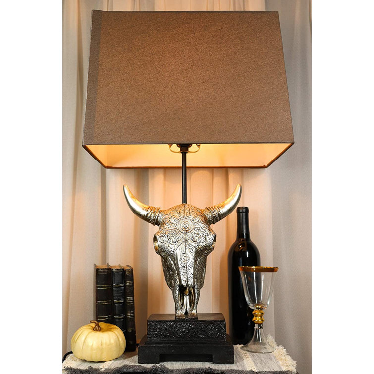 wayfair skull lamp