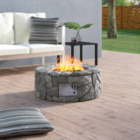 Longshore Tides Copeland 18 5 H X 22 W Aluminum Propane Outdoor Fire Pit Reviews Wayfair